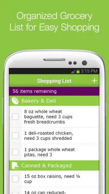 eMeals android App screenshot 1