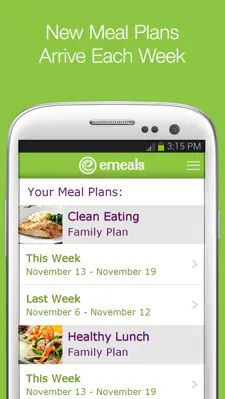 eMeals android App screenshot 2